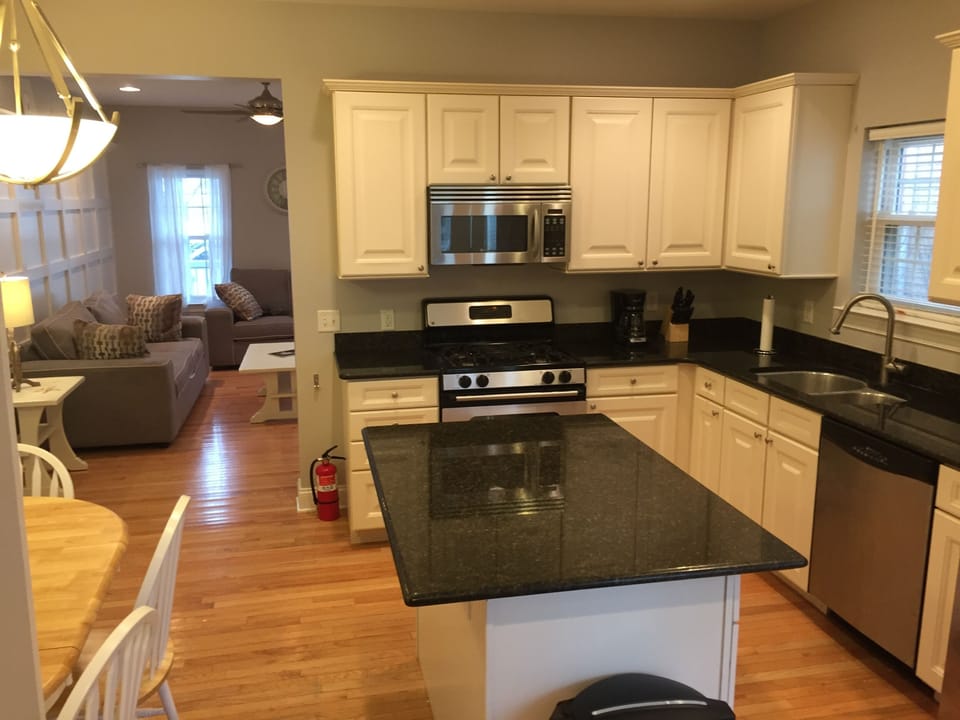 Fully stocked kitchen