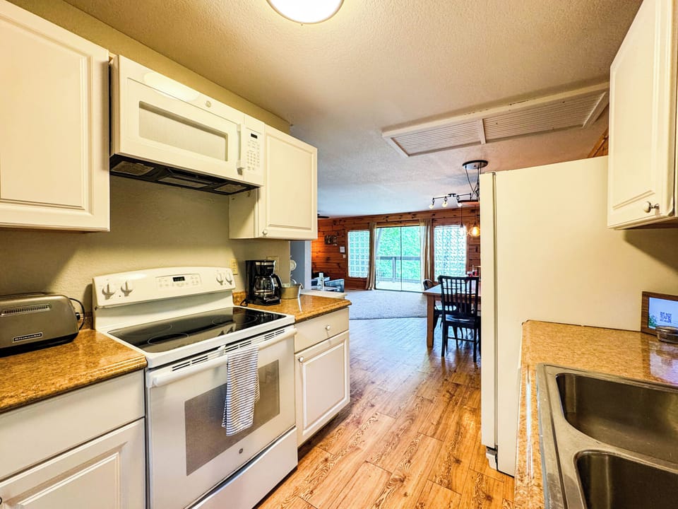 Small but efficient galley style kitchen