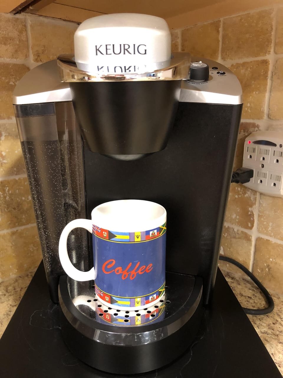 Enjoy coffee from the Keurig
