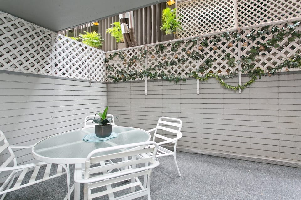 Your private patio space