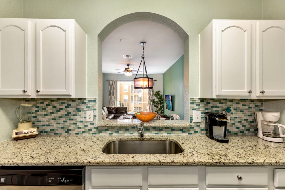 Updated kitchen, granite and stainless