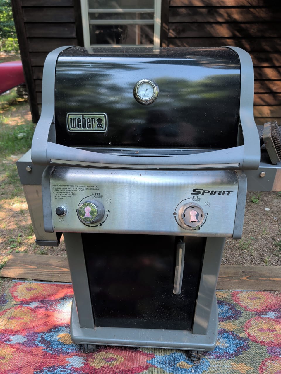 Weber gas grill.