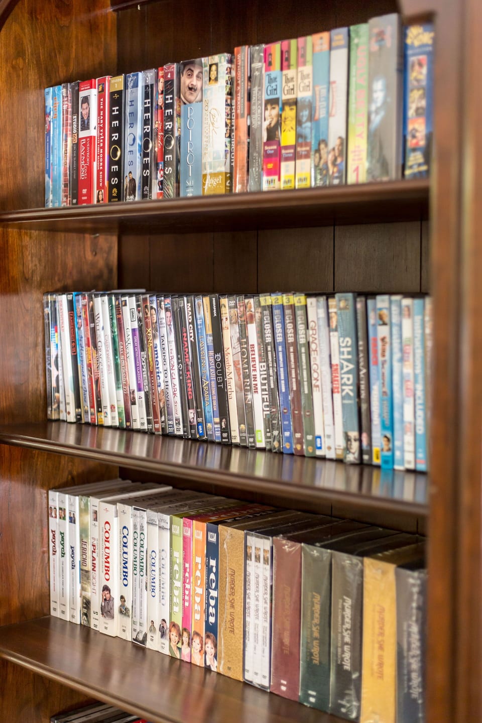 Large assortment of DVD Movies and CD's for all your entertainment needs.