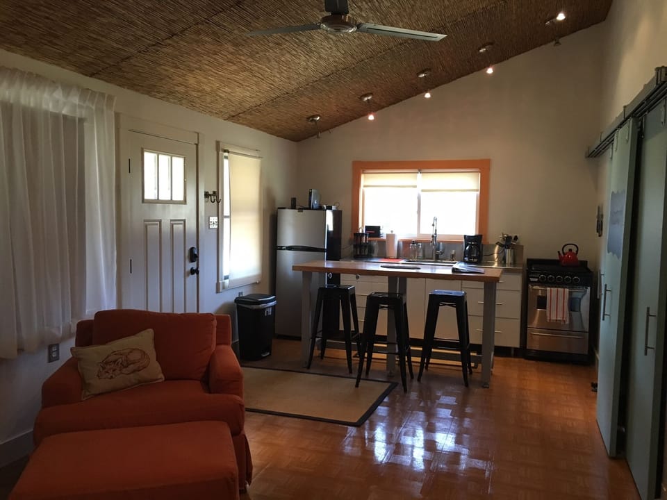 View of kitchen from Living room.  