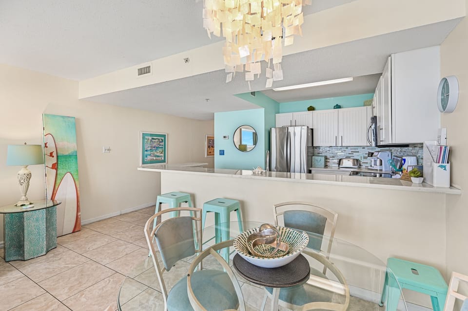 Dining area with ocean view