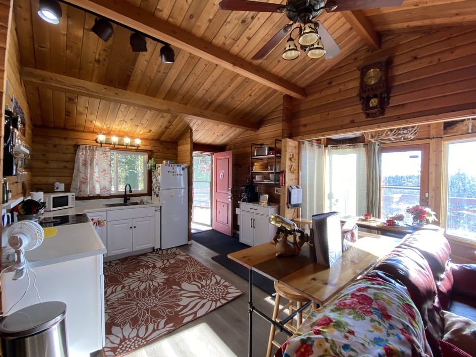 Kitchen and dining area.