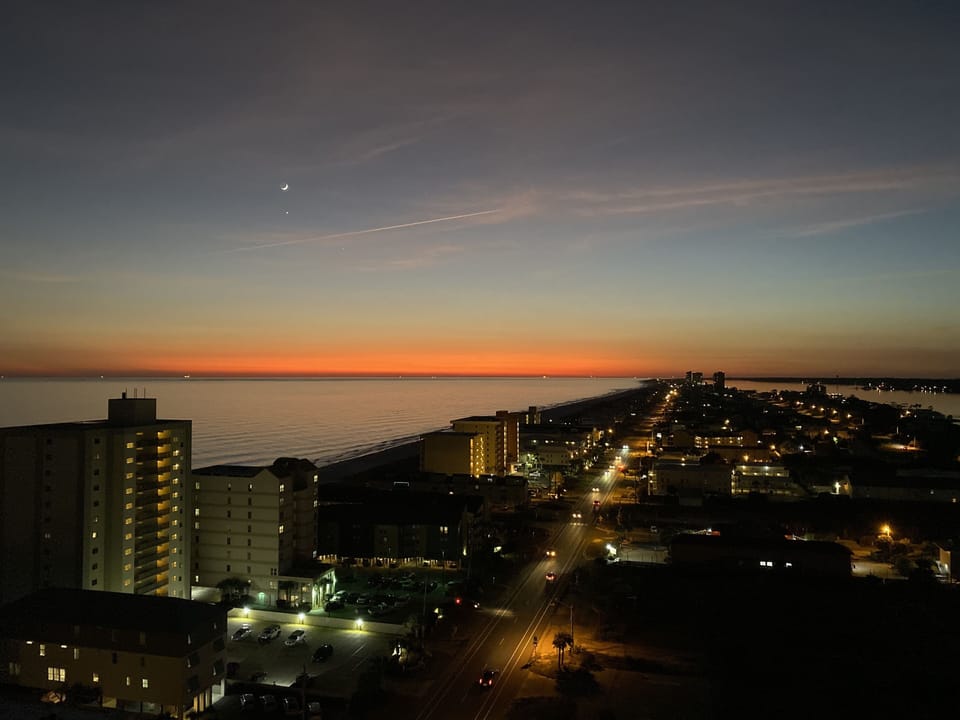 Nighttime on West Beach!