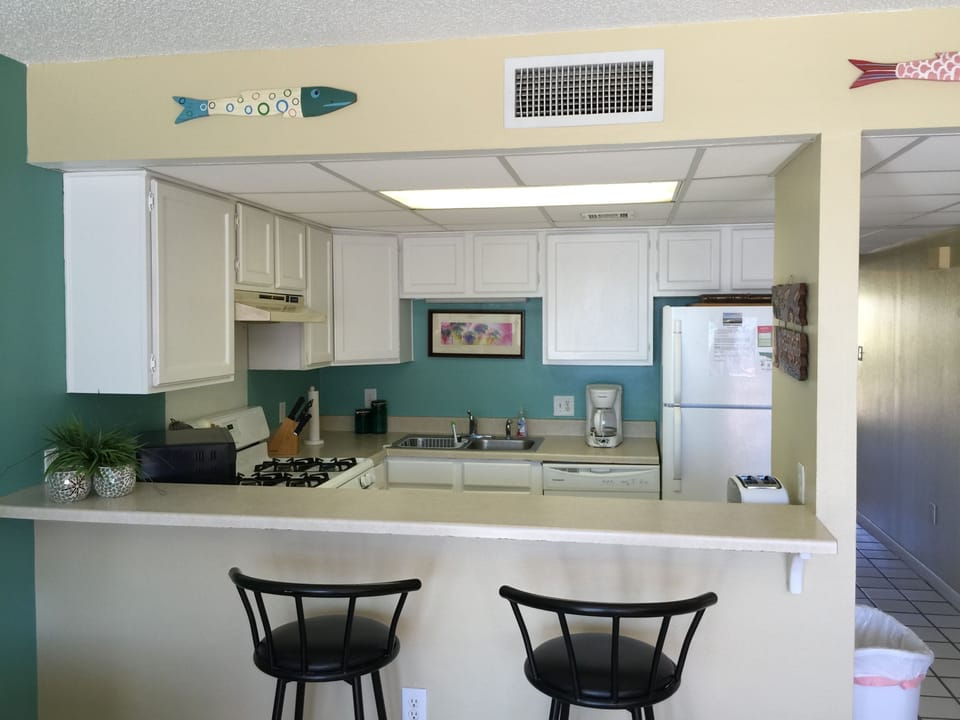 Beautiful kitchen with lots of light.