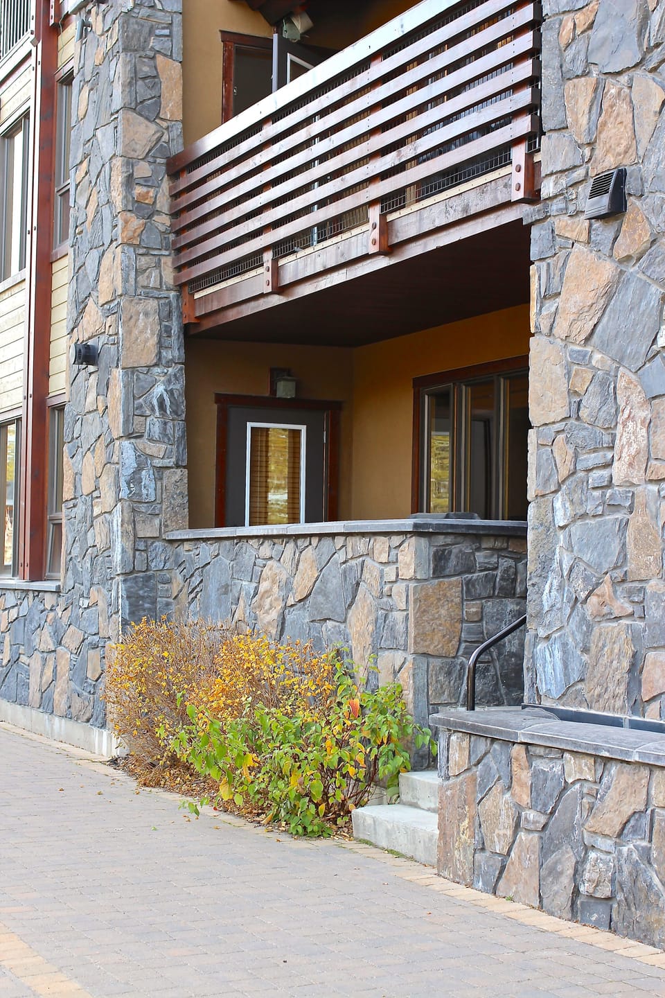 Private Balcony and personal entrance.