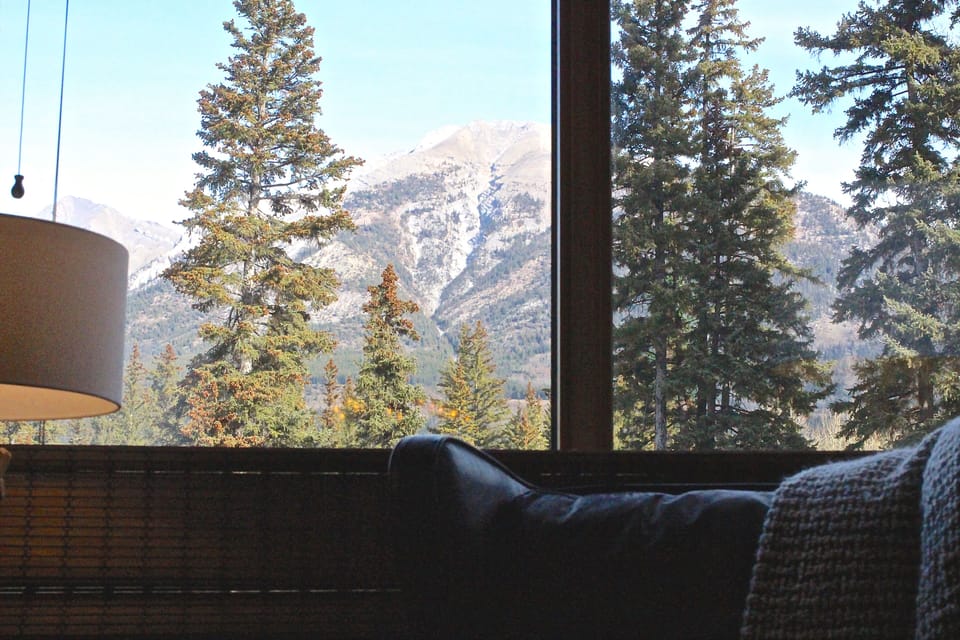 View from the main Living Area.  You can also see Policeman Creek.