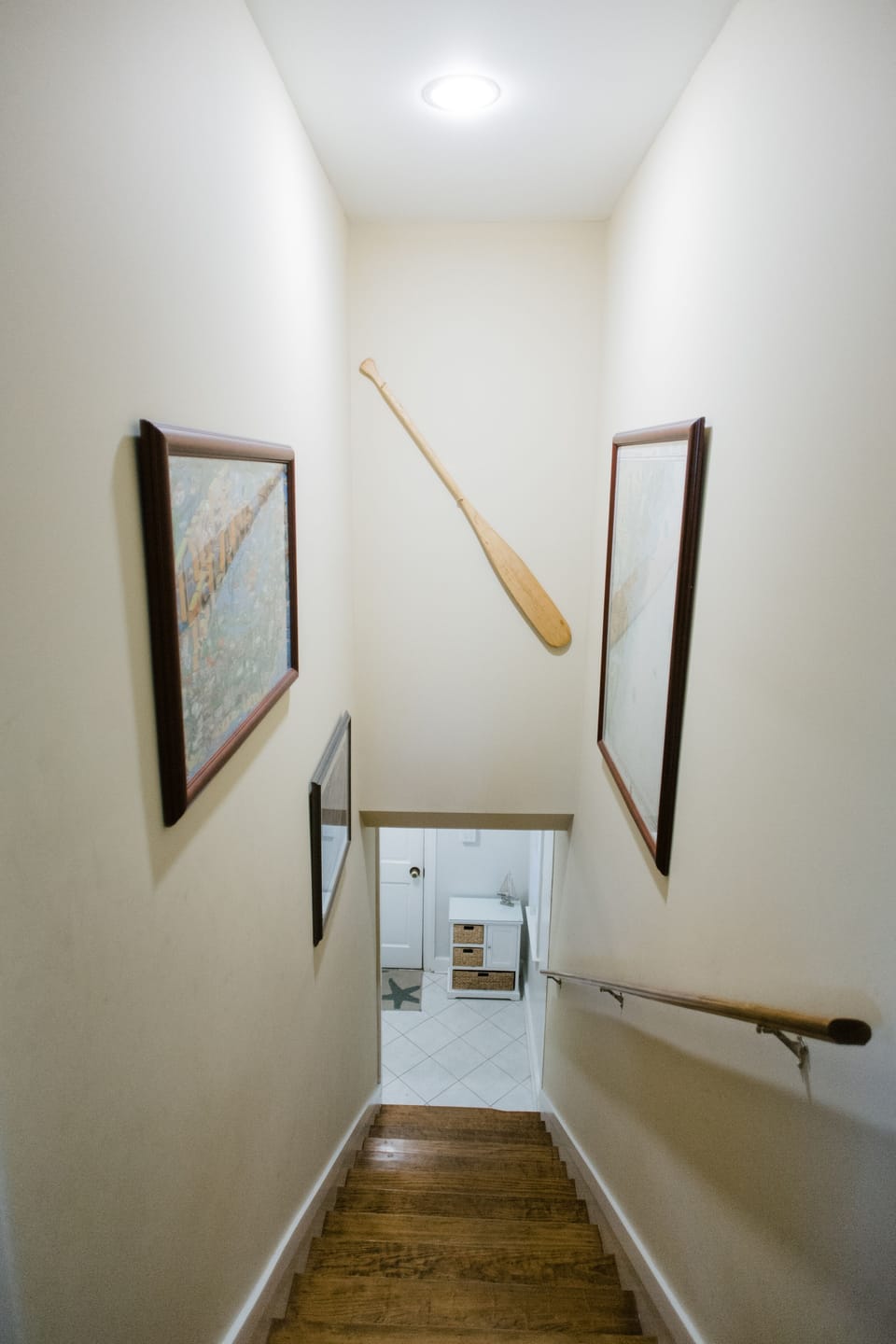 Inside staircase leading to ground floor