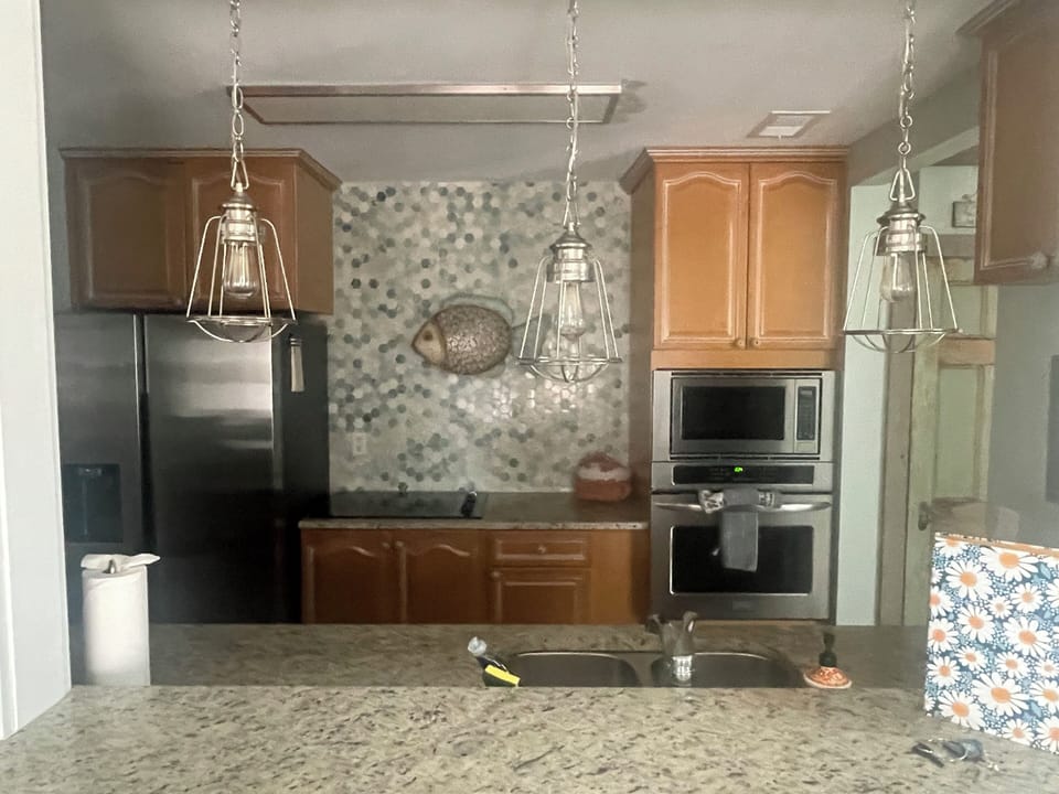 Kitchen with everything you can think of to cook