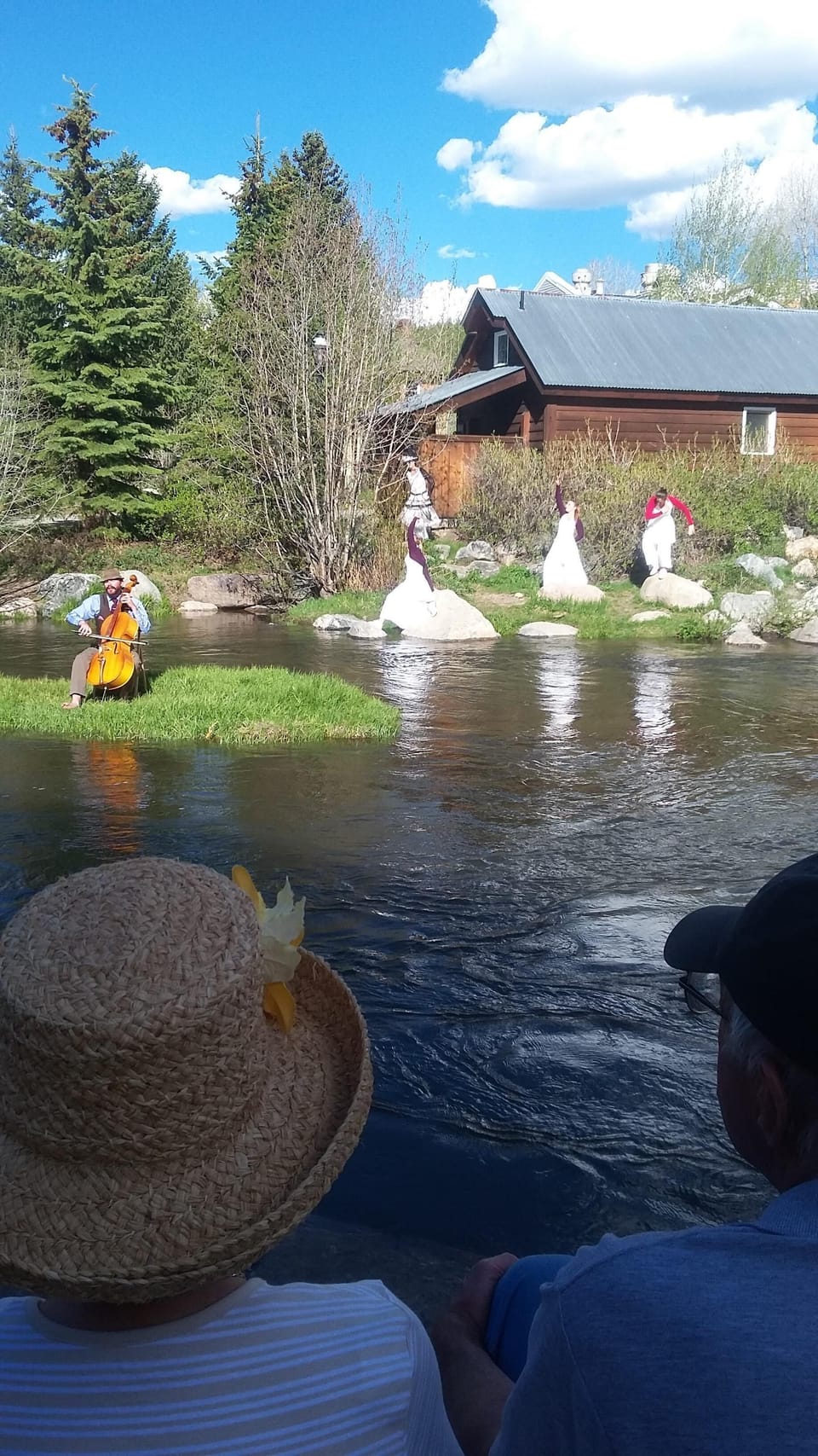 The arts are alive in Breckenridge, year round!  Snow sculpting to music/dance. 