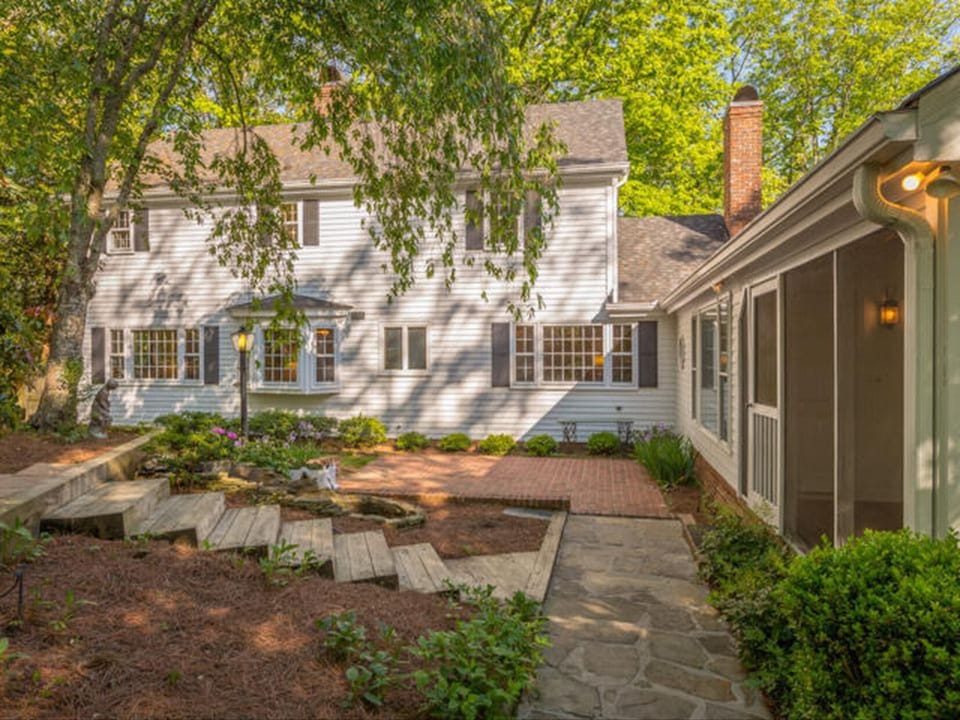 Back yard view . 3 private acres !