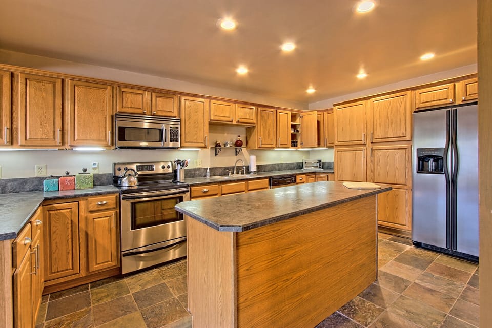 It's always better to cook in a recently renovated kitchen!