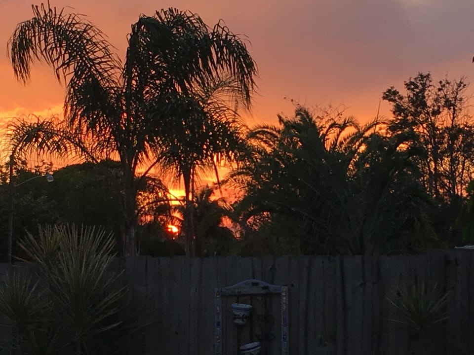 Sunset from front yard, taken by a guest 3/1/17