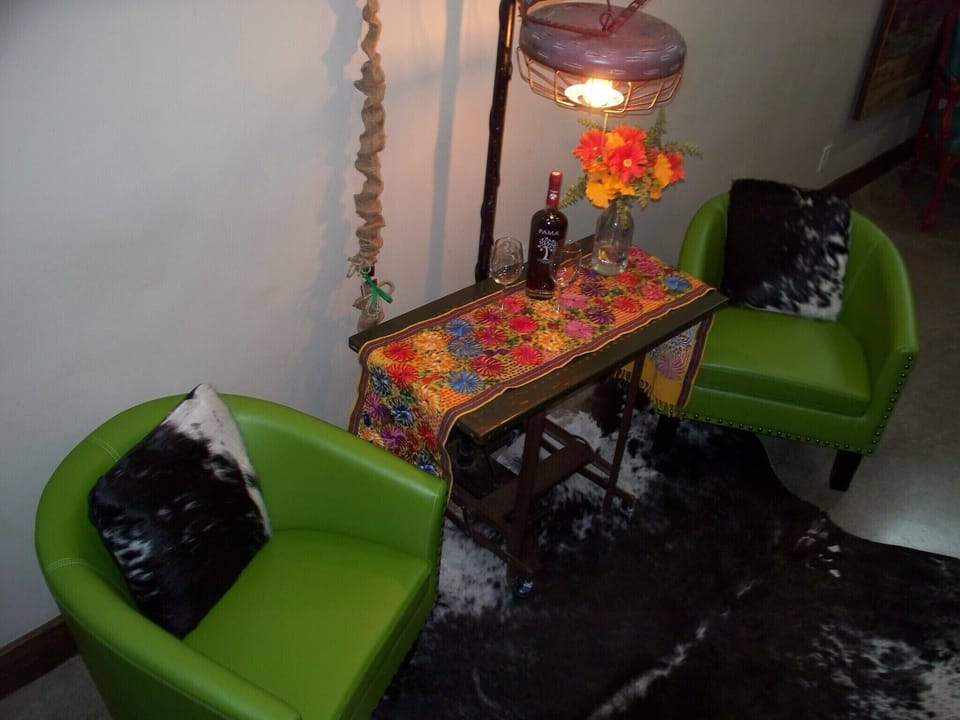 Club chairs for TV/movie watching, reading & relaxing
