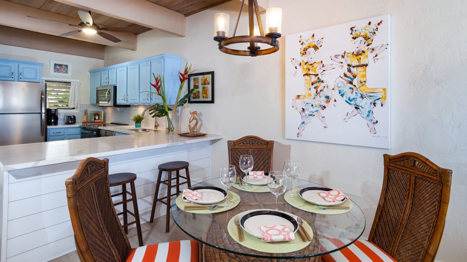 Ample dining seatings ...
