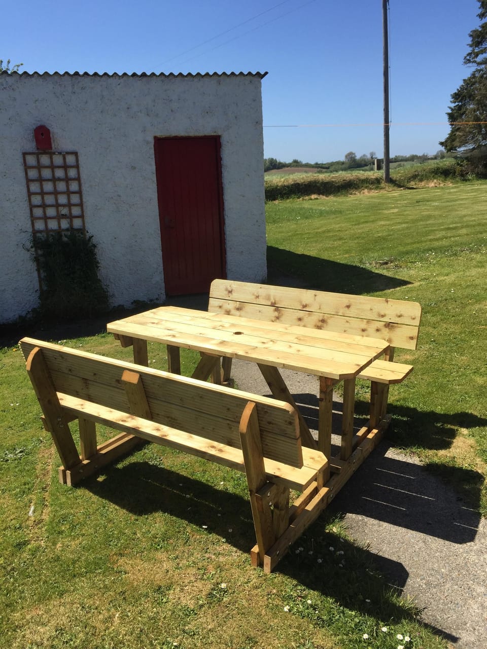 Outside eating area