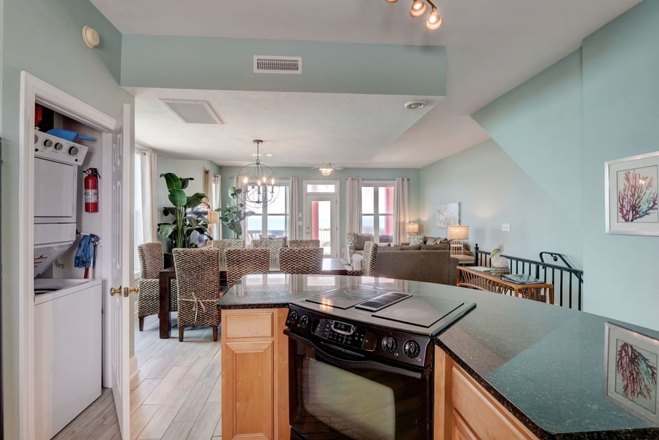 Open concept layout