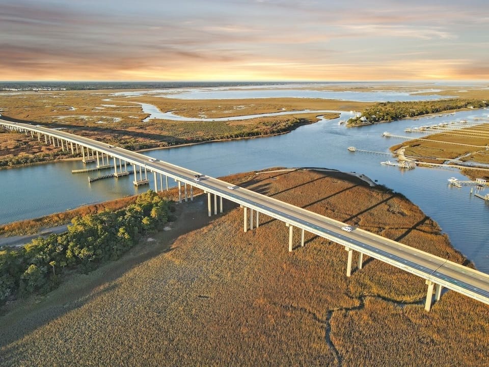 Aerial View of Isle of Palms, SC | IOP Escapes