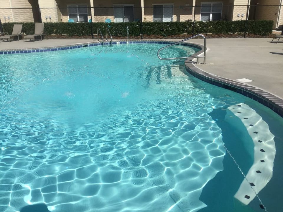 Looking across the Pool to this Condo.  