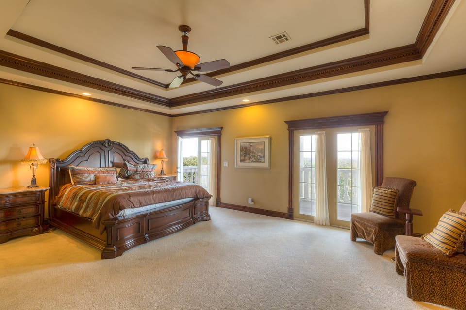 Master Bedroom with access to Balcony