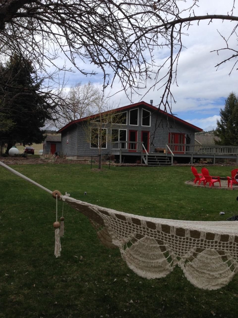 House View from River Bank