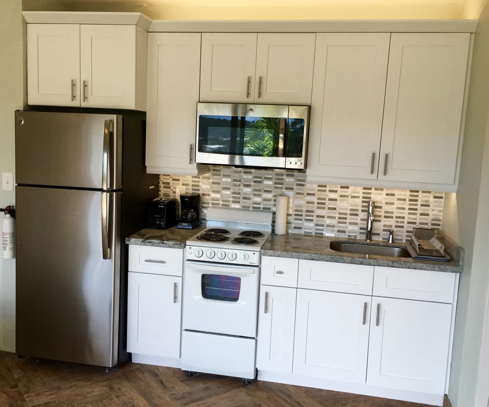 Renovated Fully Equipped Kitchen.