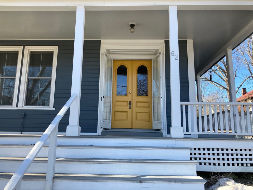 The classic front porch welcomes you.
