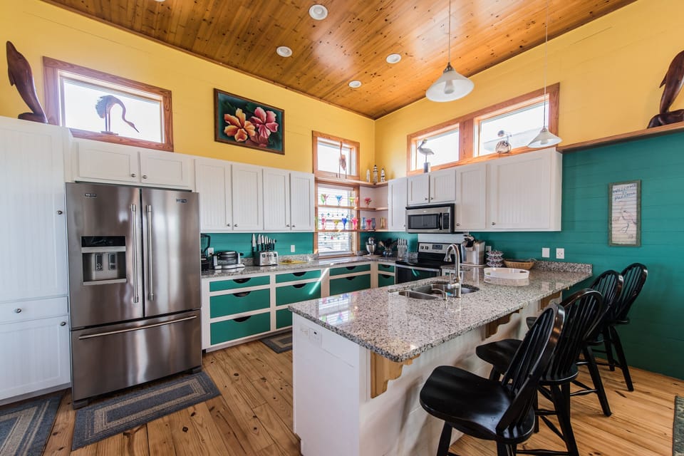Third floor kitchen.  Stocked with all your cooking needs.