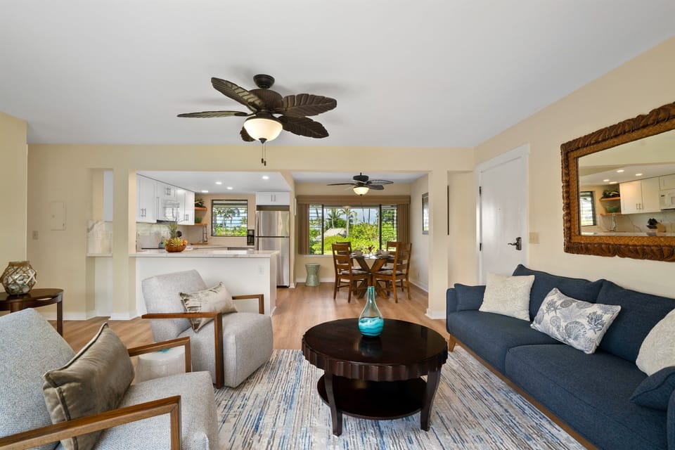 Living, Dining and Kitchen