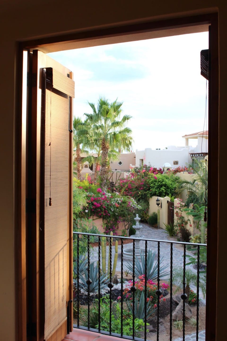 View from juliet balcony 2nd bedroom.