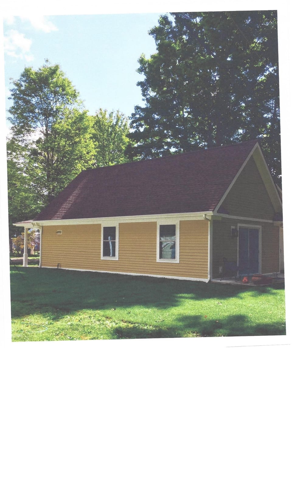 View of Cabin from back