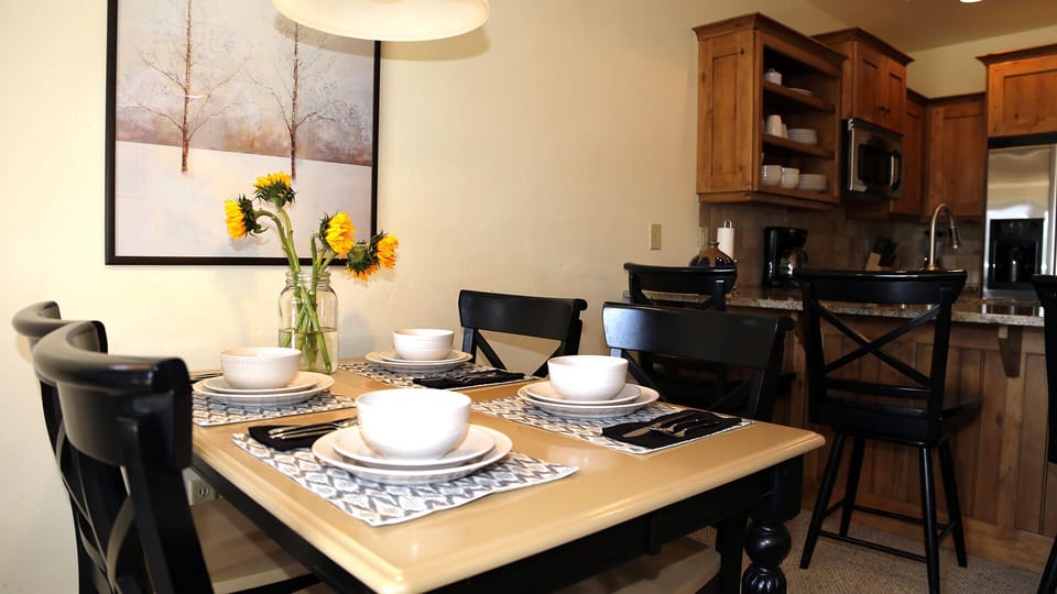 Dining for Four with an additional 3 Spots at the Breakfast Bar
