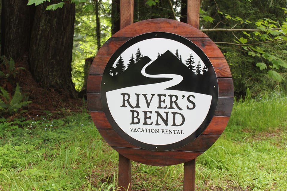 The River's Bend sign