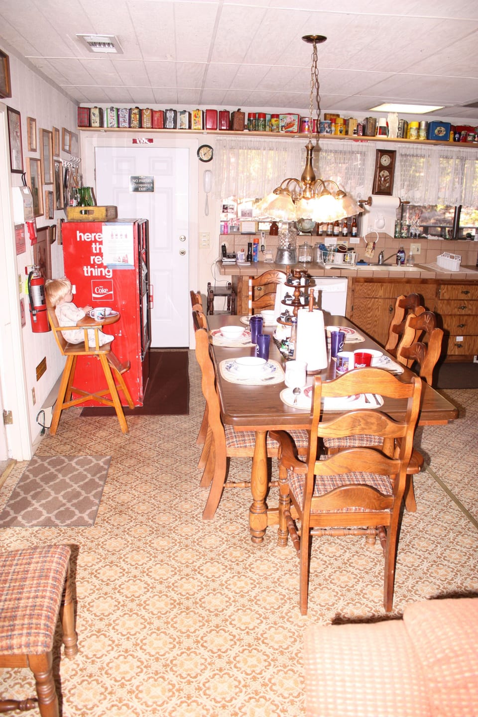kitchen main table seats 6