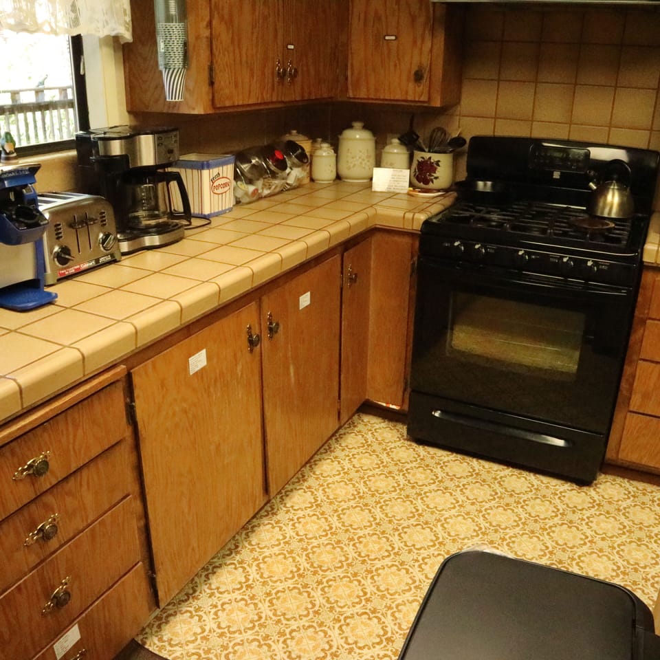 Kitchen Counter and Stove