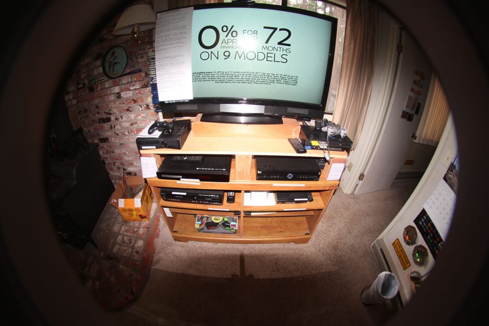 Main TV, with DTV, Blue-ray, vhs, dvd, FTA, and gamer consoles xbox and ps2