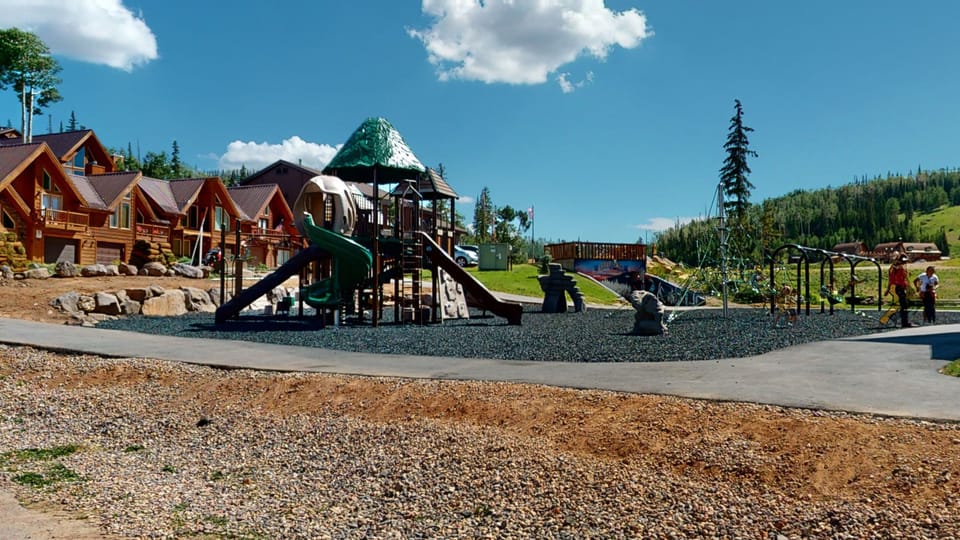 Playground at Bristle Cone Park Trail, Pavilion, Pond, Pickle Ball & Fishing