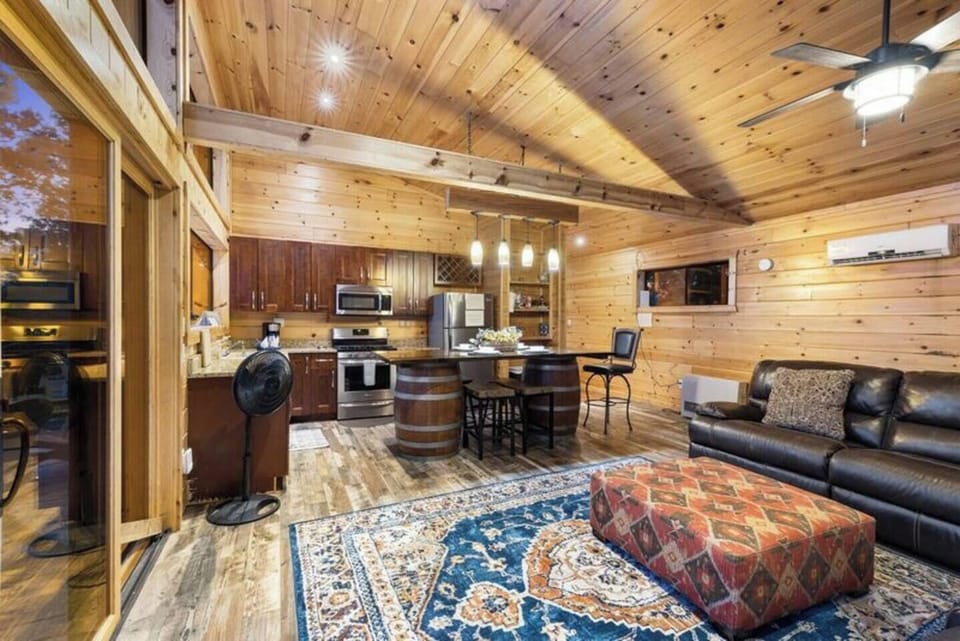 Enjoy this open concept floor plan while you hang out with family and friends