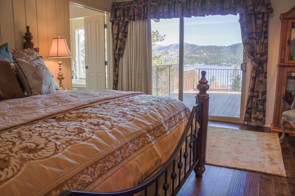 Master Bedroom includes king bed and personal deck area.