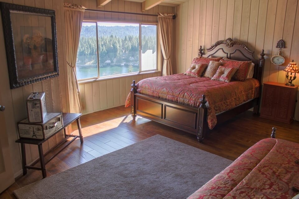Each bedroom boasts lake views!