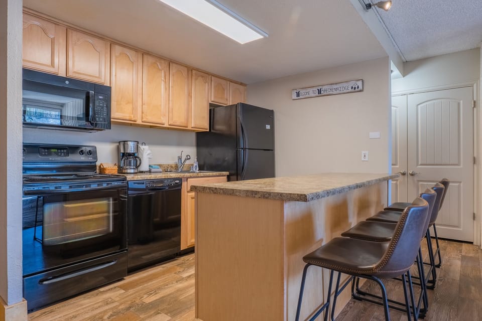 Fully stocked kitchen 