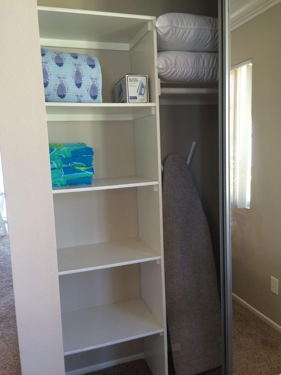 Extra closet space for all your things!
