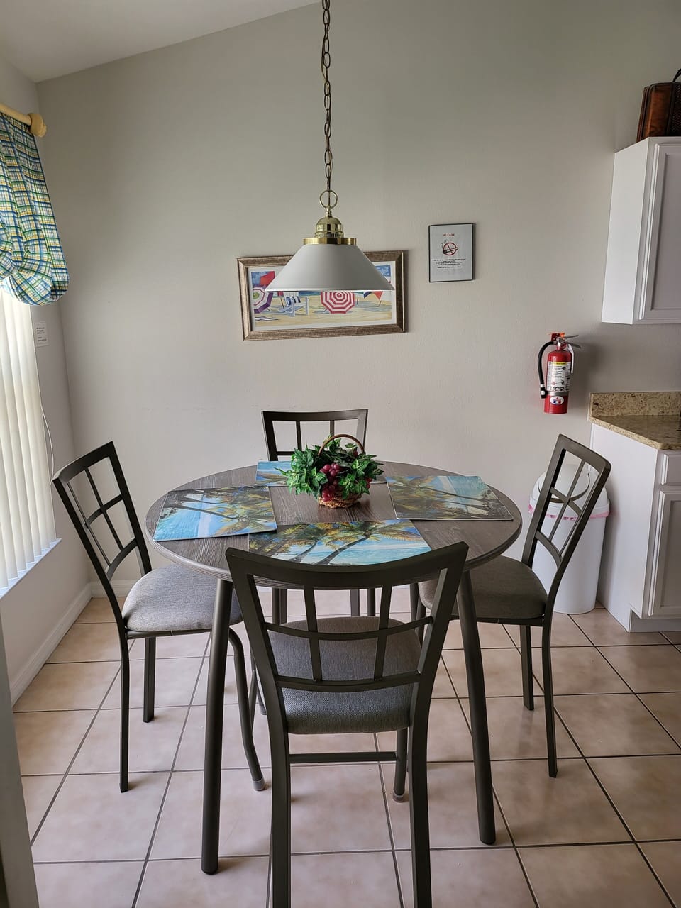 Brand new kitchen breakfast table