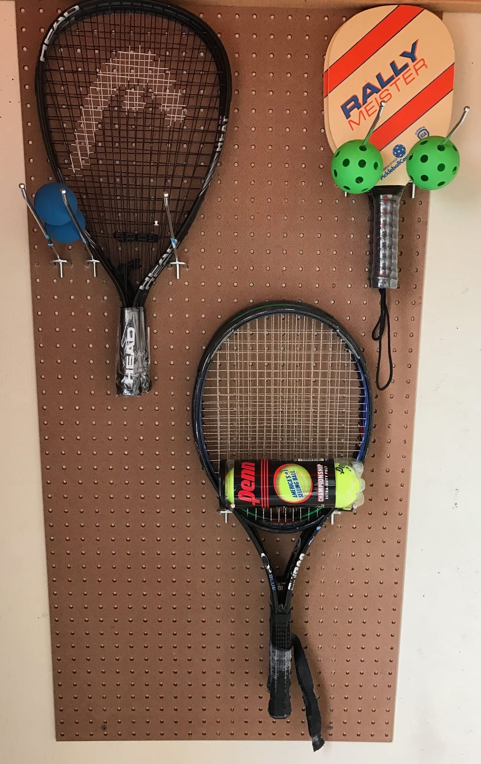 WE PROVIDE TENNIS, RACKET BALL, PICKLE BALL RACKETS & BALLS PLUS LOTS MORE 