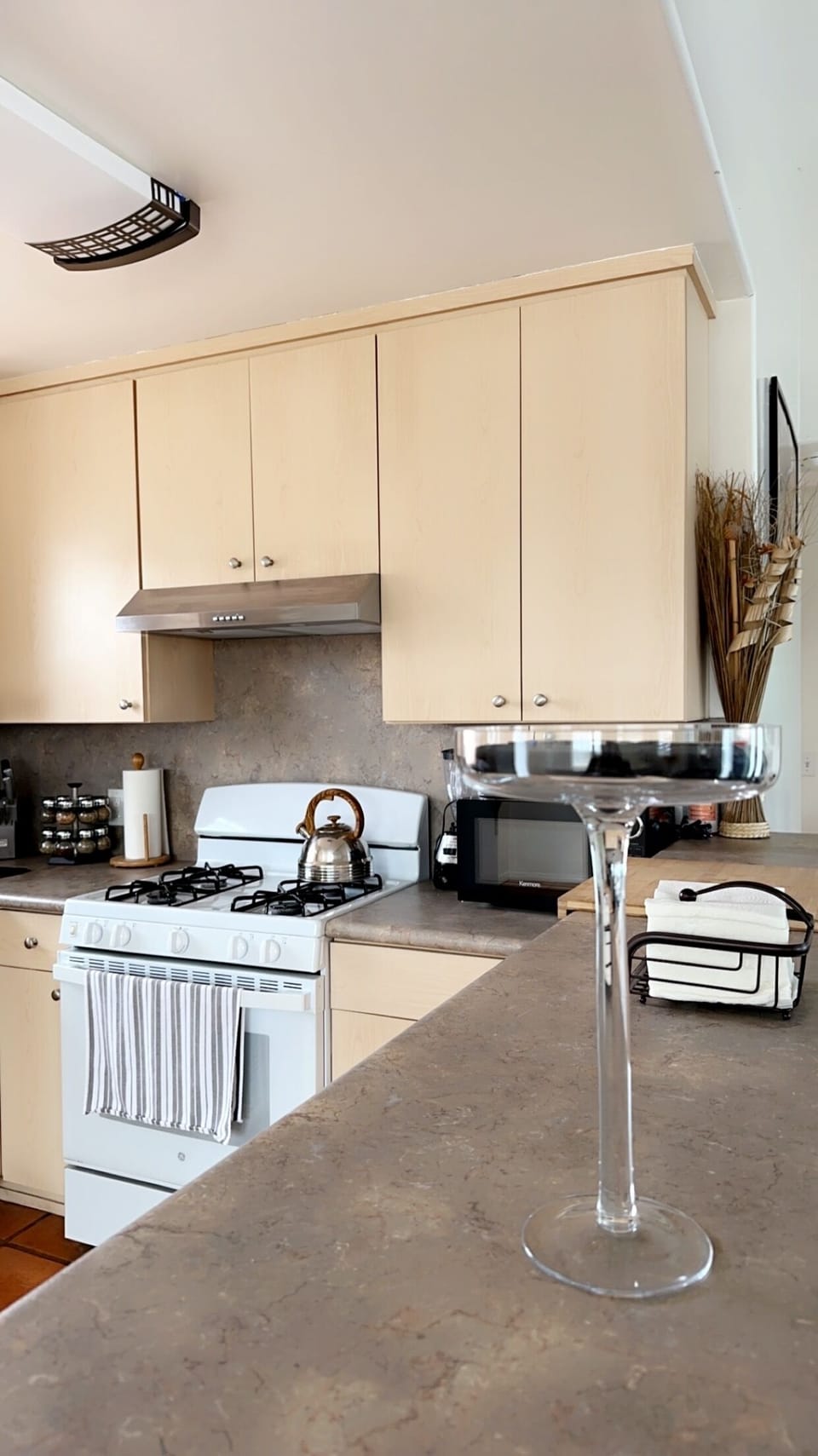 Ample kitchen space