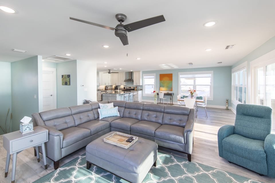 Very spacious open concept living area for all to enjoy and make memories!