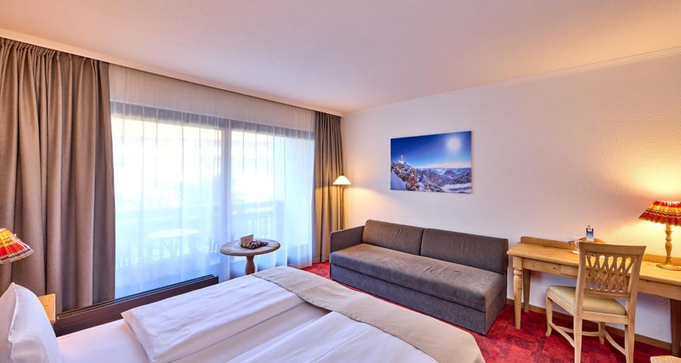 Standard Room, Multiple Beds, Balcony, Annex Building | Premium bedding, in-room safe, iron/ironing board, rollaway beds
